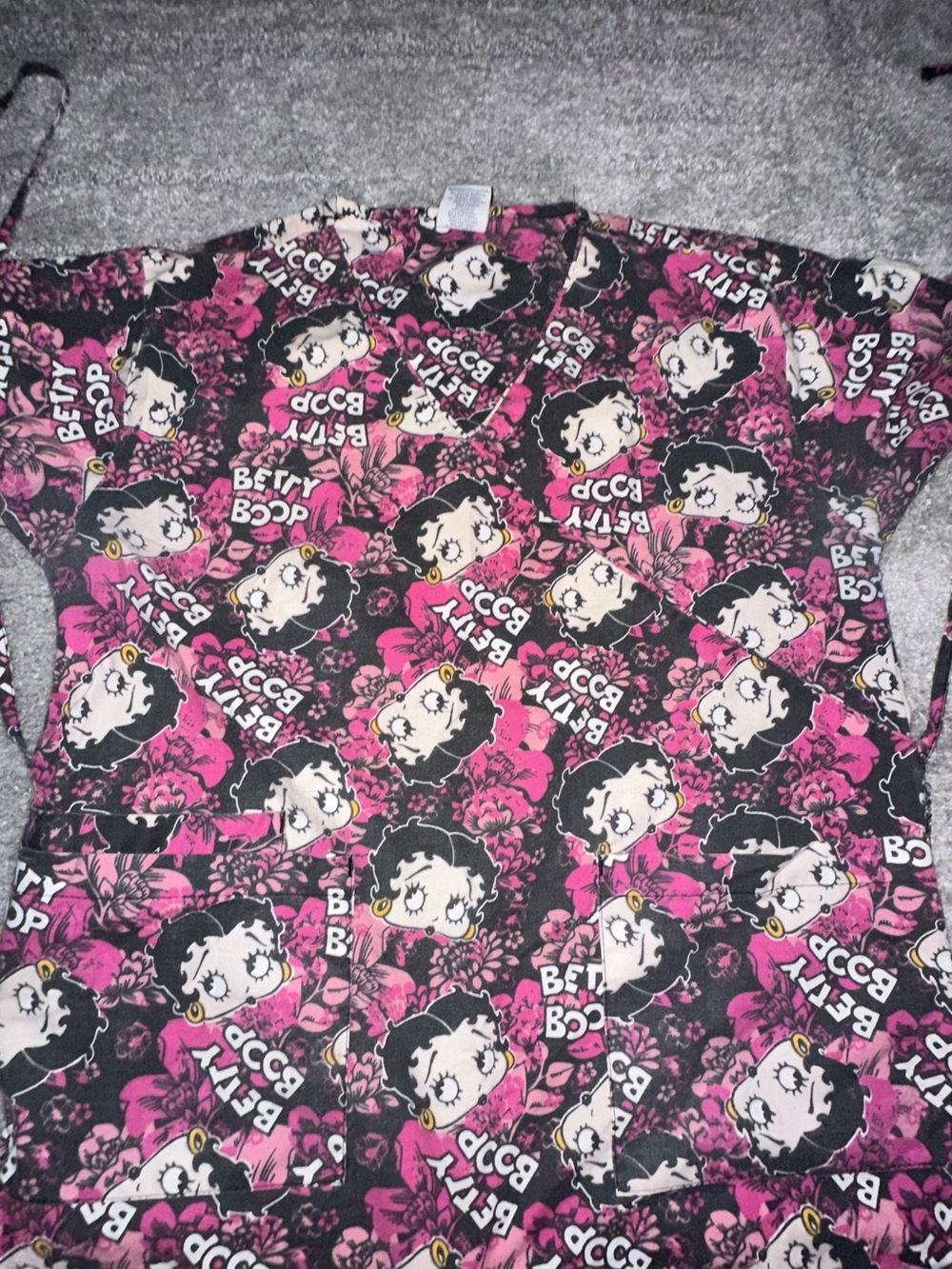 betty boop scrub top